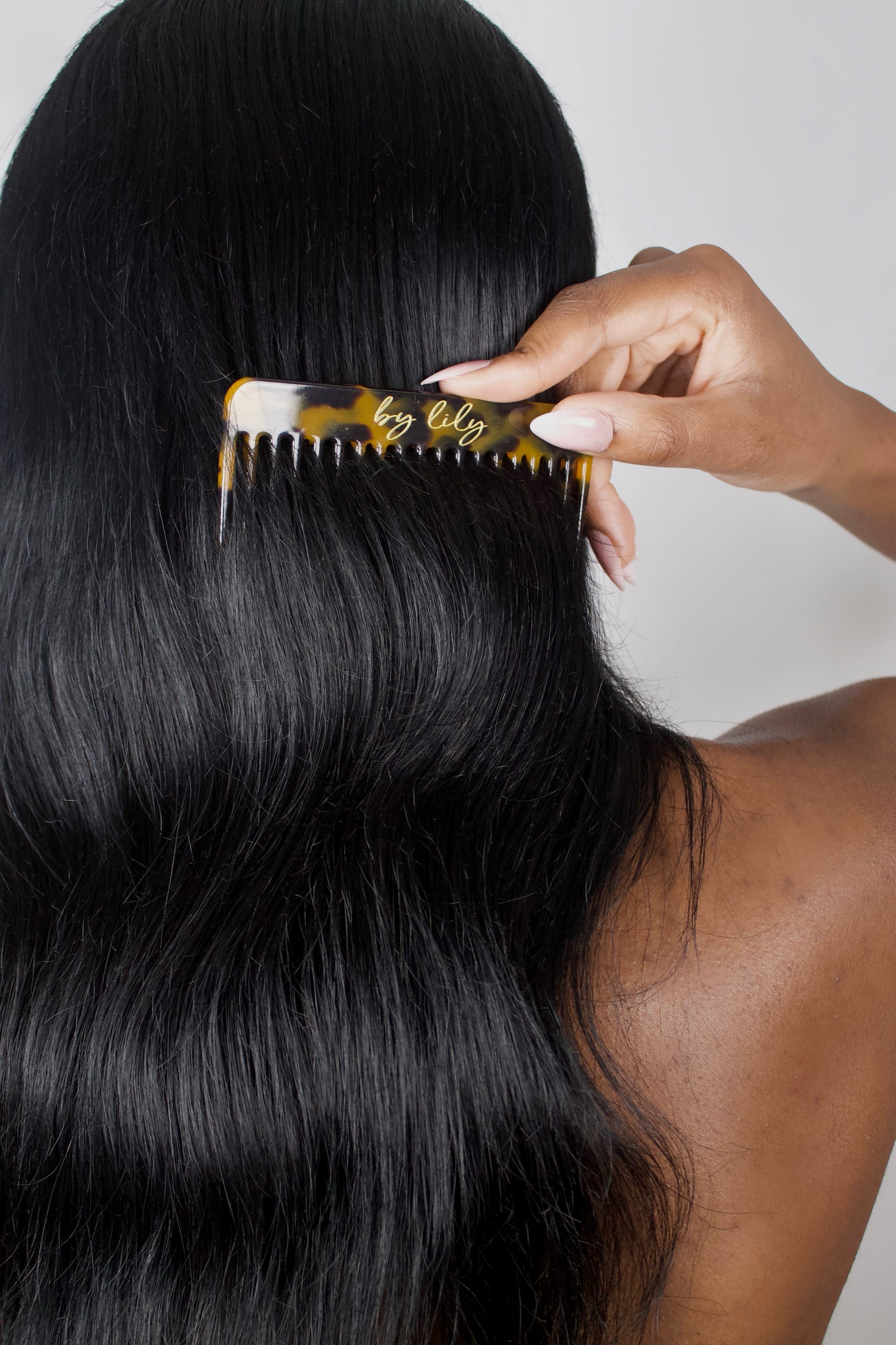 Signature Peigne Petite - Havane