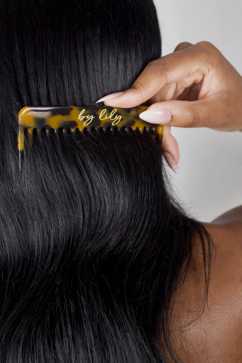 Signature Peigne Petite - Havane