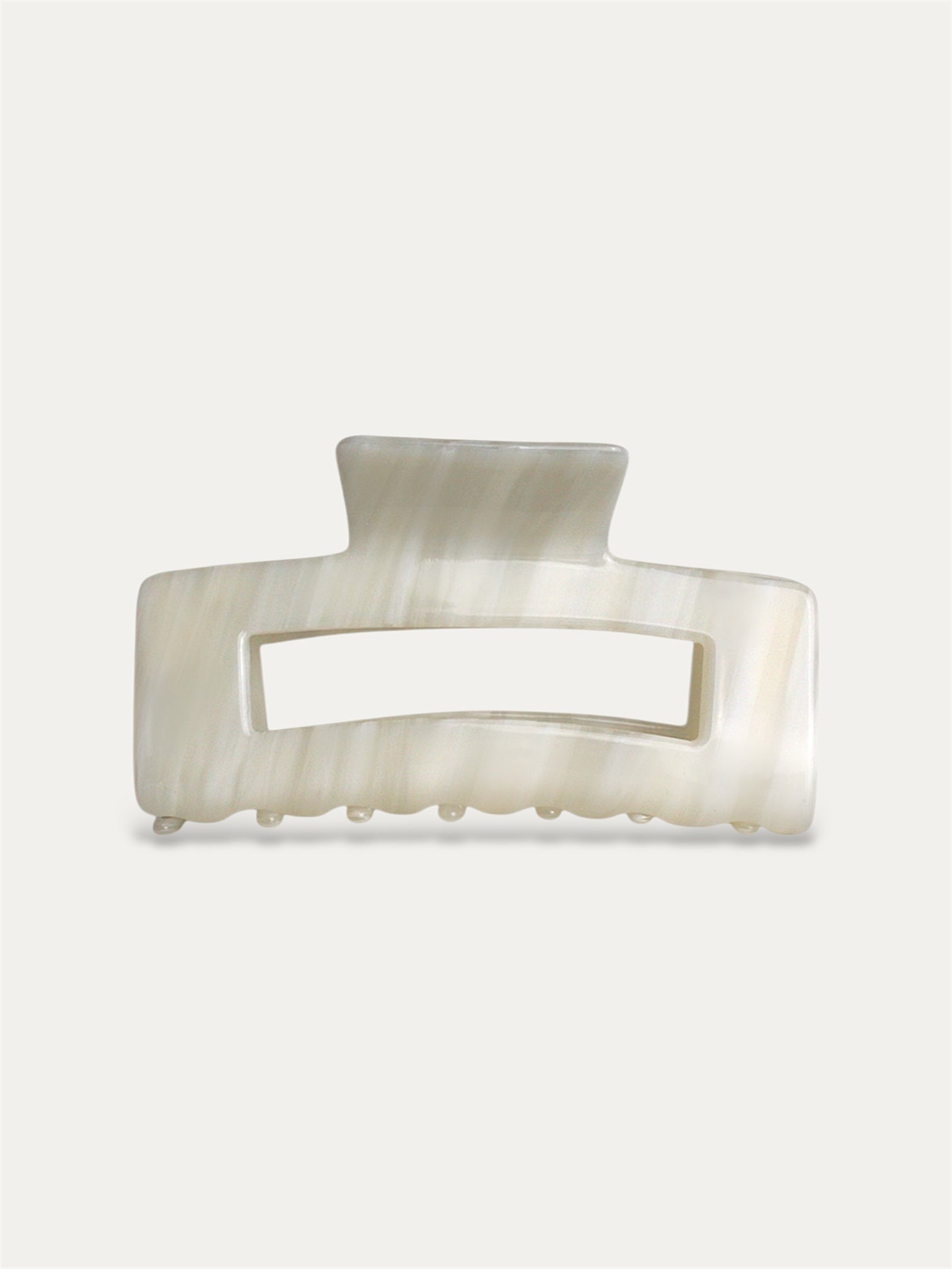 Shell Large Pince À Griffe - Bone White